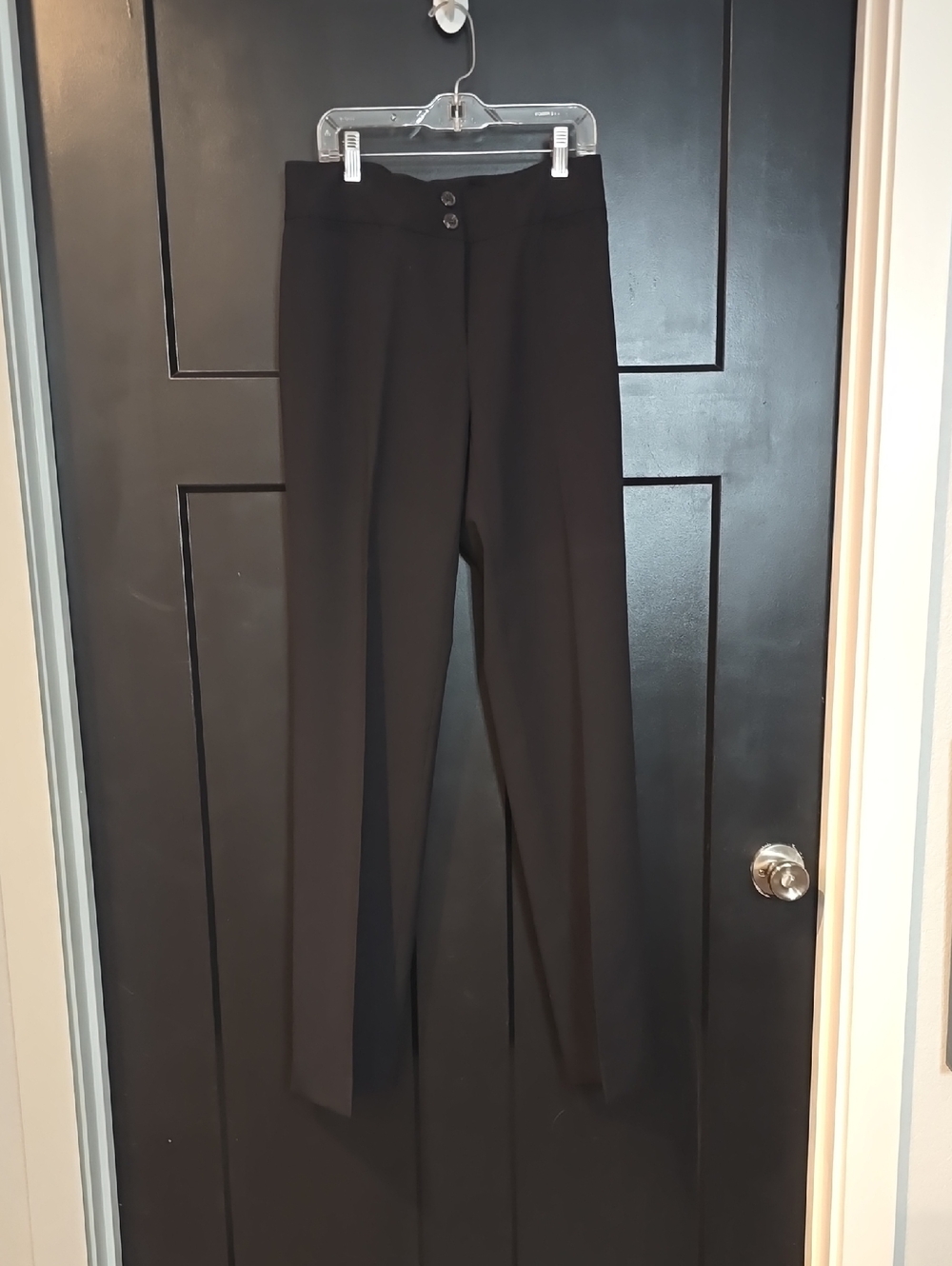 Women's Straight-Leg Tahari  Dress Pants - Black, sz 4